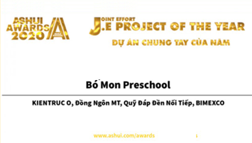 Bó Mon Preschool / KIENTRUC O / Join Effort Project of The Year.